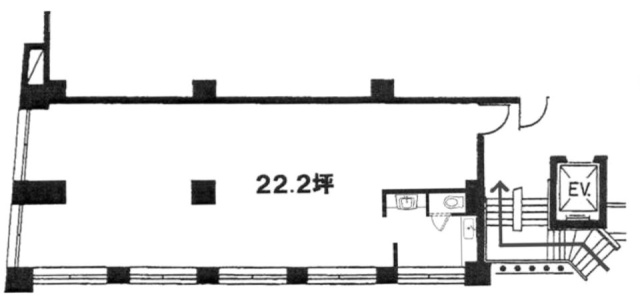 春日コーポビル2F 間取り図