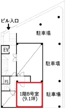 日経タイプビルB 間取り図