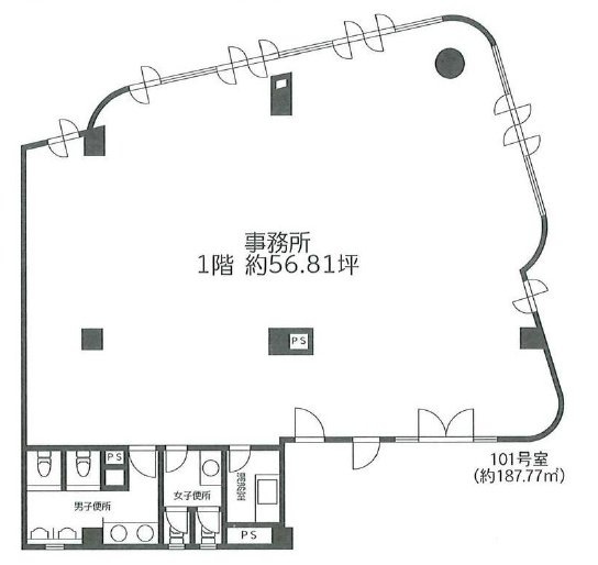 八達ビル101 間取り図