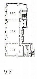 共同昭和ビル903 間取り図