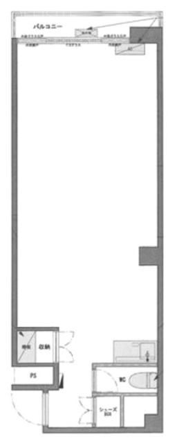 フジタ横山町マンション702 間取り図