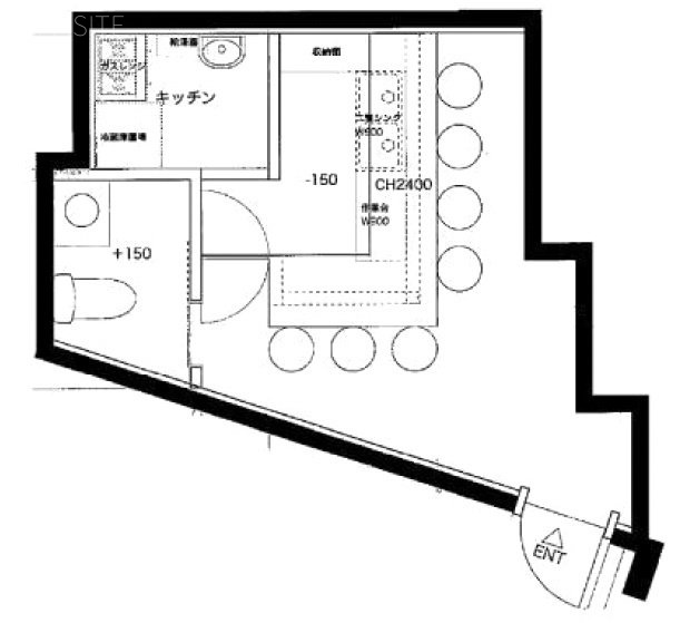 赤坂フォディアビルB105 間取り図