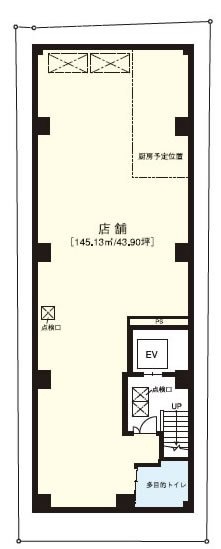 T'S BRIGHTIA ときわ台ビルB1F 間取り図