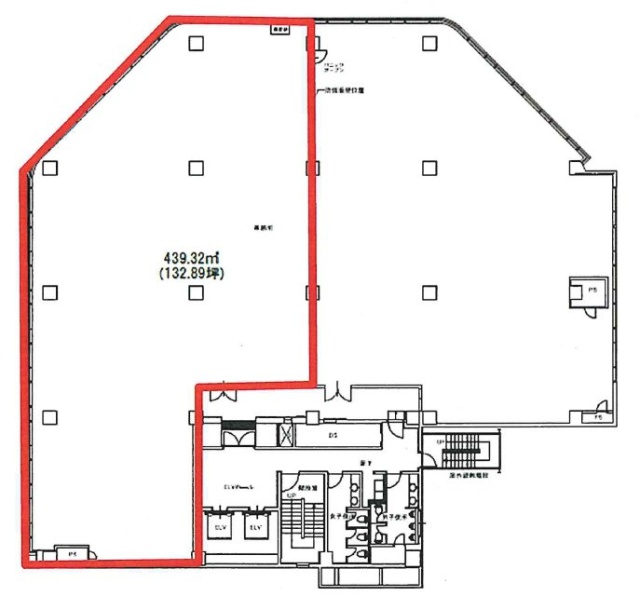 岩本町ビル7F 間取り図