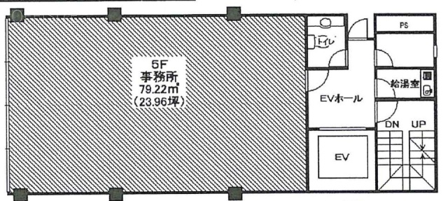 南平台パシフィックビル5F 間取り図