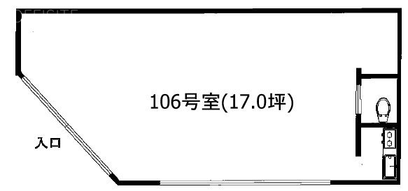 グリーンプラザ五反田ビル106 間取り図