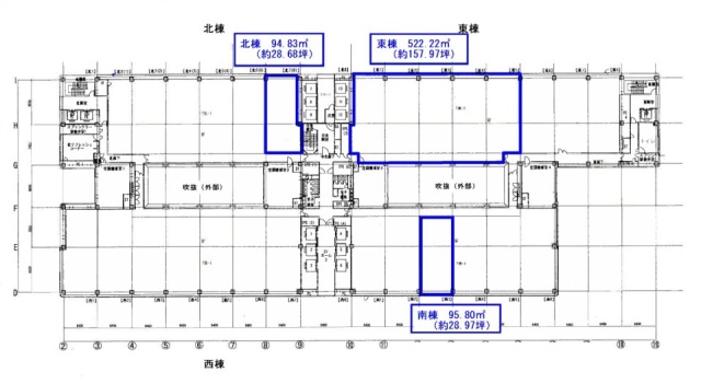 タイム24ビル北 間取り図