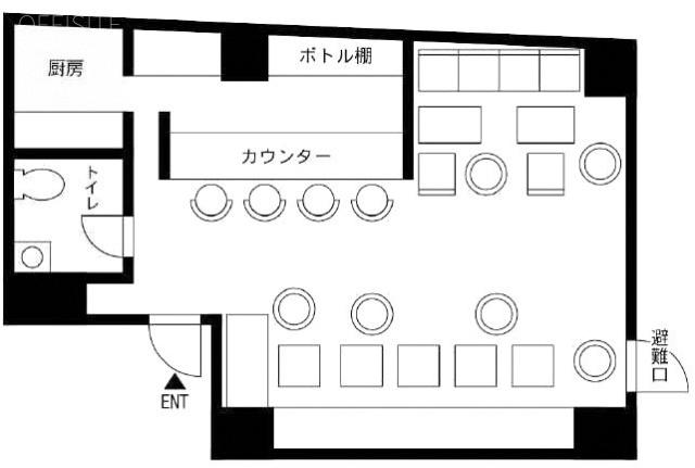 ベルビル馬車道A 間取り図
