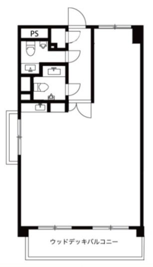 コープ野村六本木Ⅰ401 間取り図