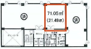 イワサワビル3F 間取り図