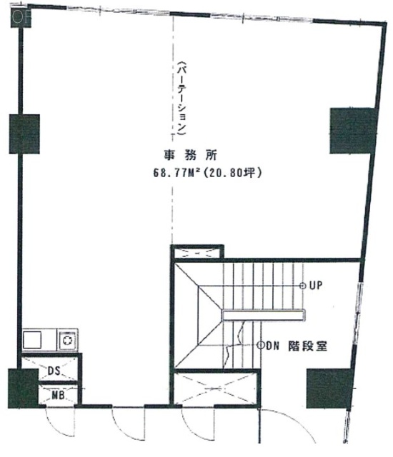 パルムハウス初台303 間取り図