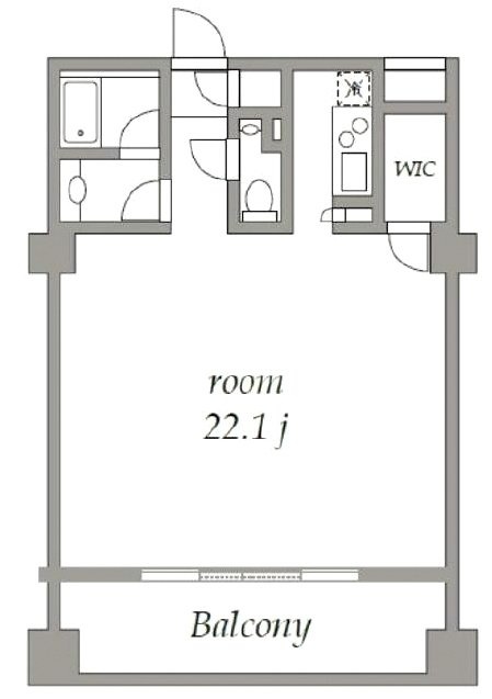 富士見デュープレックスビズ702 間取り図