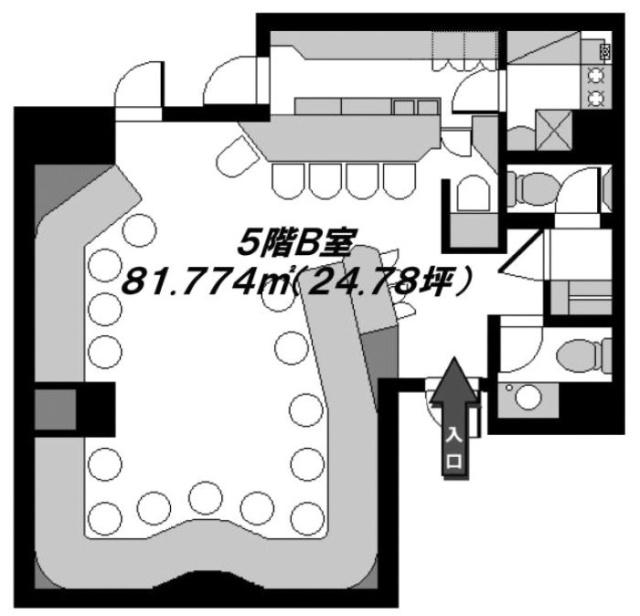 日光ビルB 間取り図