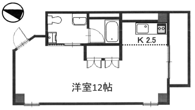 ワイズテラス原宿901 間取り図