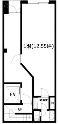 下島商会ビル1F 間取り図