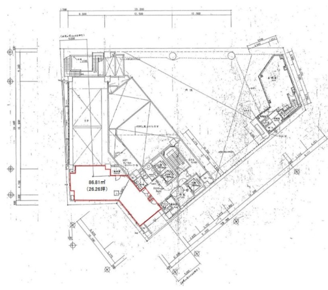 Daiwa渋谷宮益坂ビル2F 間取り図