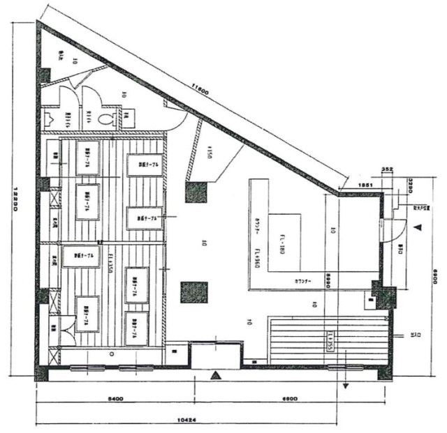 第一村上ビル1F 間取り図