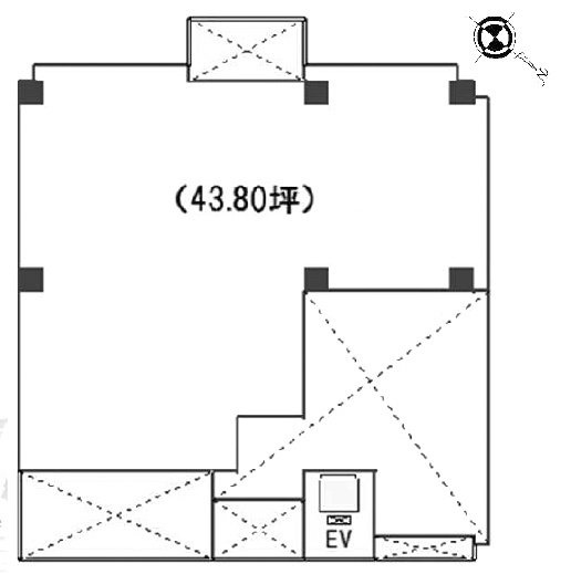 西武プラザビル8F 間取り図