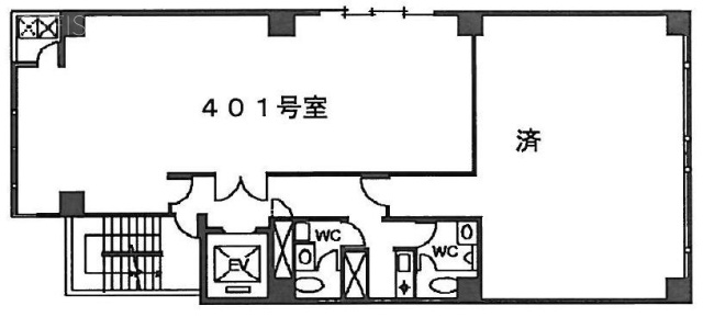 協新ビル401 間取り図