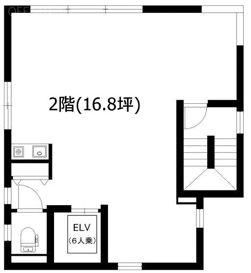 水戸ビル2F 間取り図