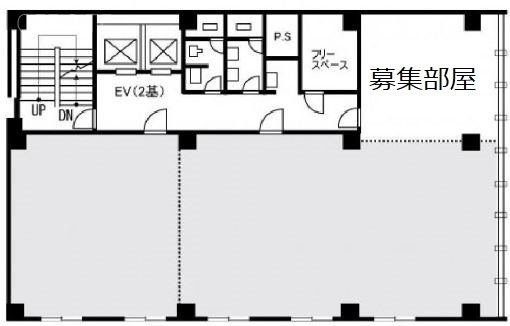 白王ビルD 間取り図