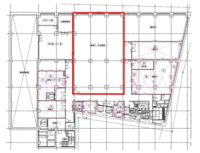 兜町第6平和ビルB1F 間取り図