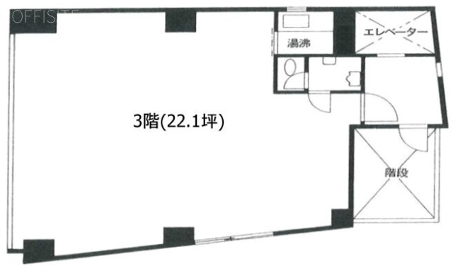 上野TSビル3F 間取り図