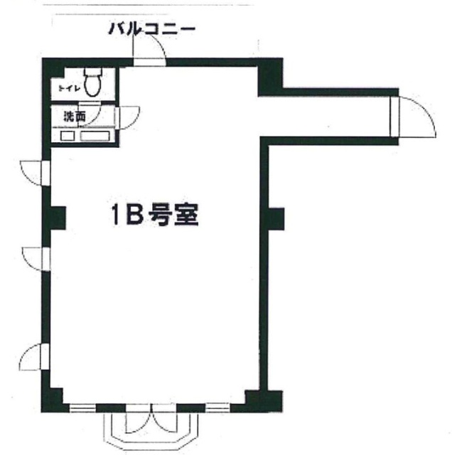 NAGAIビルB 間取り図