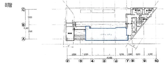 MUTOH池尻ビル8F 間取り図