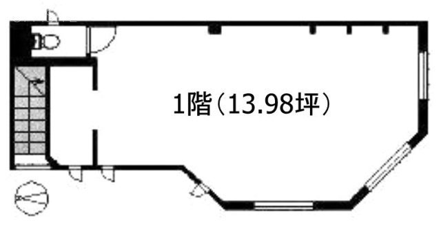 伊鍋ビル1F 間取り図