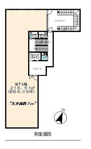 ARTー1ビルB2F 間取り図