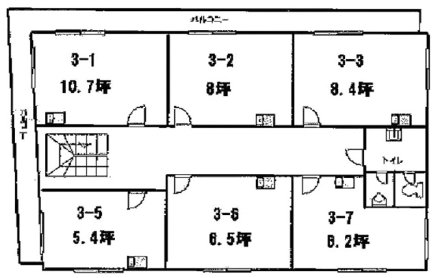 赤石第一ビル7 間取り図