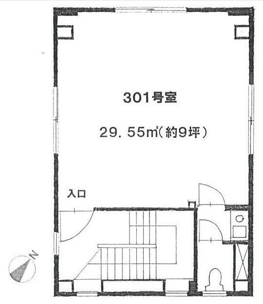 オークプラザビル3F 間取り図