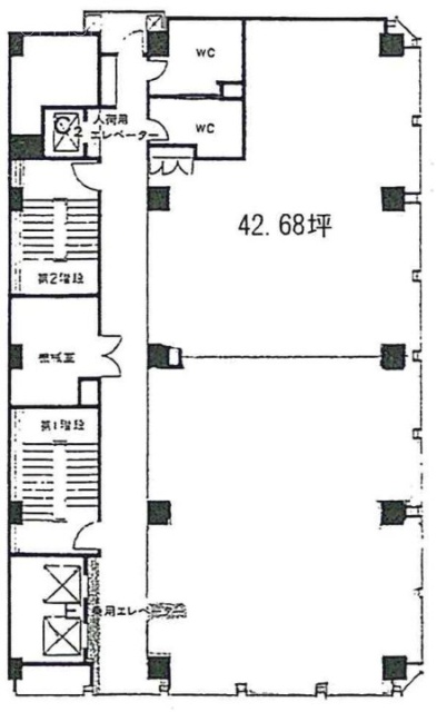 犬山西口ビル5F 間取り図