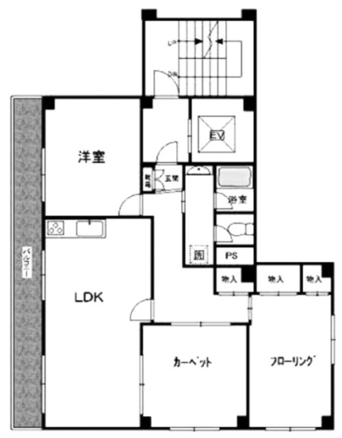 協栄ビル7F 間取り図