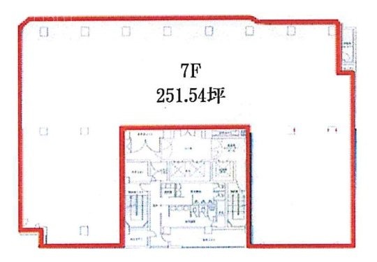 NU関内ビル7F 間取り図