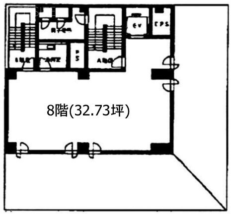 協販ビル8F 間取り図