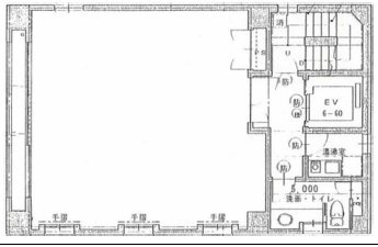 ツネフジビル5F 間取り図