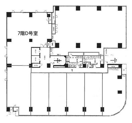 メットライフ新横浜ビルD 間取り図