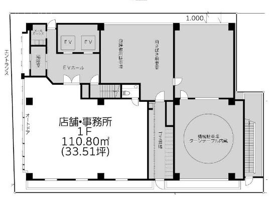 池袋MSビル1F 間取り図