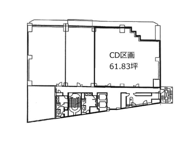 NMF高輪ビル2F 間取り図