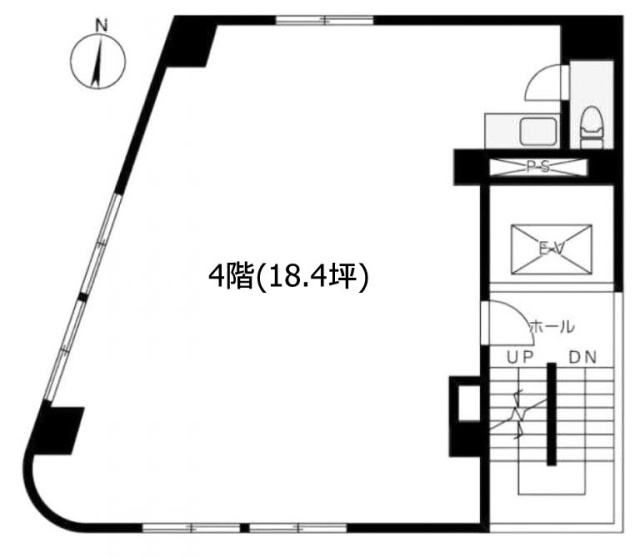 高柳ビル4F 間取り図