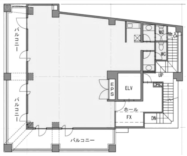 第1三倉ビル4F 間取り図