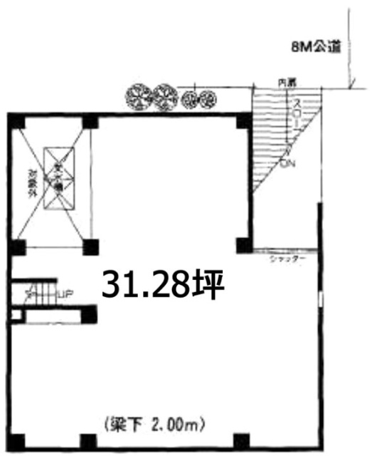 Mプラザ前野町B1F 間取り図