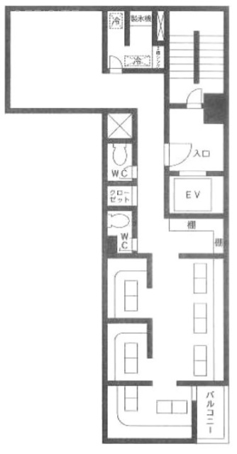 第8前島ビル6F 間取り図