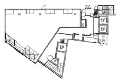 TOP HILLS GARDEN 道玄坂1F 間取り図