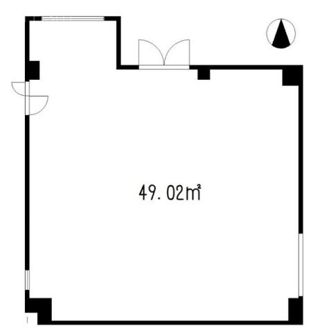 西荻昭和ビル1F 間取り図