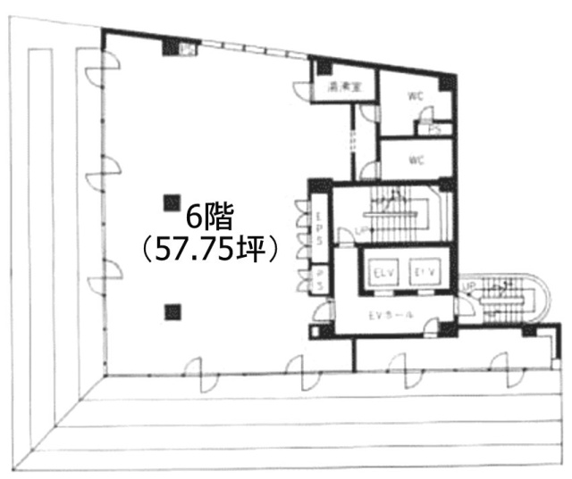 ベルテックスビル6F 間取り図