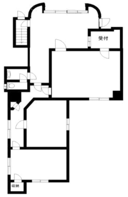 矢後ビル1F 間取り図