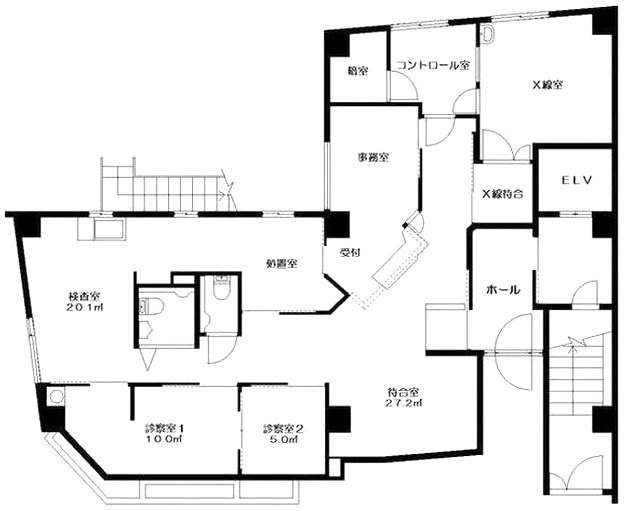 青木ビル1F 間取り図